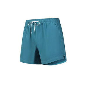 2025 hommes sportif séchage rapide maille Joggers Gym Shorts taille élastique Fitness athlétique entraînement avec technique teint uni - Product Image 5