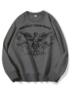 Sudaderas de manga larga sueltas de mezcla de algodón básicas de alta calidad personalizadas para hombre último diseño moda Lisa para invierno - Product Image 1