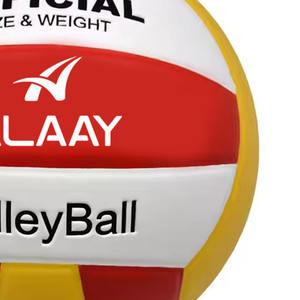 Pelota de voleibol de PVC personalizada directa de fábrica Alaay tamaño 5 Opción de pelota de cuero laminado - Product Image 4