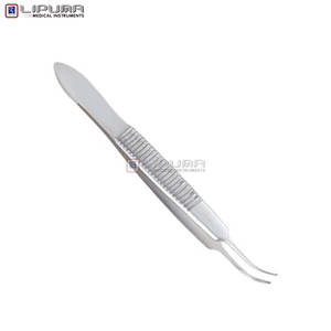 Forceps irisaires GRAEFE encastrés 7 cm/1,0 mm, forceps irisaires pour pansements oculaires Graefe, chirurgie ophtalmique, pointe fine durable, instruments médicaux - Product Image 4
