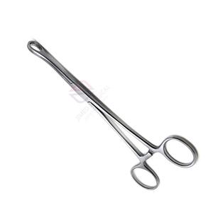 คีมจับฟองน้ำสแตนเลสคุณภาพสูง ขนาด 10.5 นิ้ว ปลายตรง เครื่องมือผ่าตัดแบบใช้มือ - Product Image 3