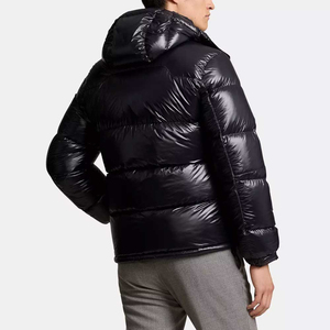 Chaquetas de Plumón Cortas de Invierno Personalizadas, Ultraligeras, Bordadas con Diseño de Pato, Acolchadas con Chenilla, Chaqueta de Invierno Tipo Burbuja para Hombre - Product Image 2