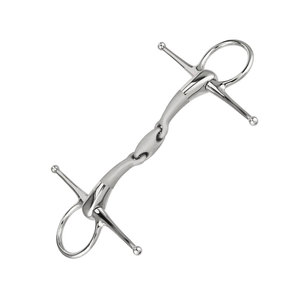 สายจูงม้าแบบ Full Cheek Snaffle ขนาด 14 มม. ผลิตจากสแตนเลสคุณภาพสูง 304 |   บิตม้าแบบข้อต่อคู่ที่ปรับแต่งได้สำหรับการขี่ม้า - Product Image 6