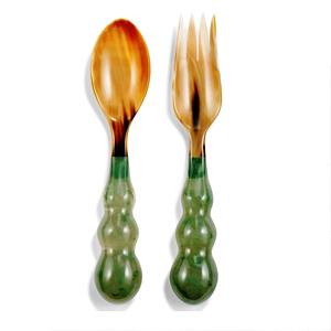 Accesorios de Lujo para el Hogar, Juego de Servidores de Ensalada de Acacia, Ecológicos, Aptos para Lavavajillas, Utensilios para Ensalada, Hechos en India - Product Image 1
