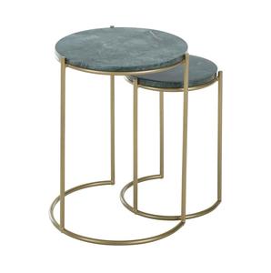 Tables gigognes contemporaines en fer avec surface polie et structure légère pour un style de maison moderne - Product Image 4