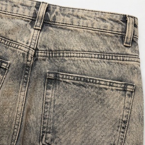 <b>Women's</b> High Quality Cotton Fiber Flare Denim Pants Breathable Casual Streetwear Sexy Embroidery Customized Color Fashionable - Product Image 4