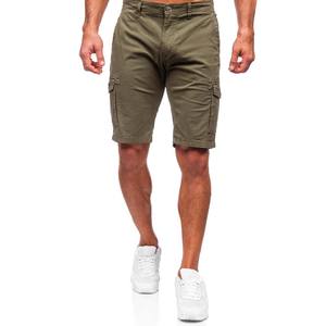 Summer <b>Mens</b> Casual Cotton <b>Shorts</b> Multi Pocket Loose Outdoor Overalls Pants <b>Men</b> Tactics Zipper Solid Cargo <b>Shorts</b> - Product Image 2