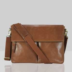 Bolso con solapa de cuero Vintage marrón oscuro hecho a mano de alta calidad, proveedor indio superior, fabricante Saman Exports - Product Image 2