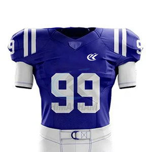 Dernier design d'uniforme de football américain pour hommes adultes, tissu respirant en polyester de haute qualité, prix de gros - Product Image 3