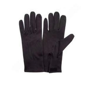 Guantes negros de algodón Vestido de uniforme suave Guantes de seguridad para manos ceremoniales de algodón - Product Image 5