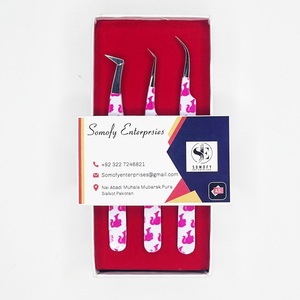 Pinzas para pestañas de muñeca bonita, pinzas para pestañas de volumen de acero inoxidable japonesas más vendidas, pinzas para extensión de pestañas de alta calidad - Product Image 3