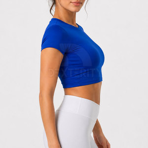 Top Corto para Mujer, Uso en Exteriores, Más Vendido, Ecológico, de Lona, Secado Rápido, Transpirable, Ropa Deportiva, Duradero, 100% Algodón - Product Image 5