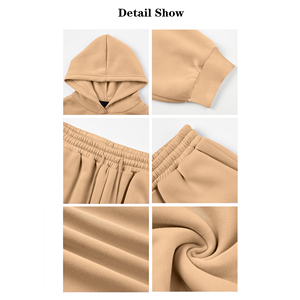 Sweat-shirt à capuche et pantalon de rue pour femmes nouvellement conçus Training & Jogging Wear Tracksuits For Women - Product Image 6