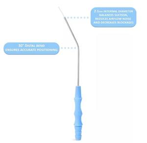 Tubo de succión cardíaca Frazier profesional y de alta calidad con mango de plástico para limpieza, estilo Stilett, manual, de acero inoxidable alemán - Product Image 6