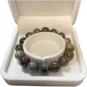 Bracciale di perle d'acqua dolce placcate in oro 12mm 12mm con scatola di gioielli in pietra naturale materiale principale oro da 7 8.5 pollici - Product Image 1