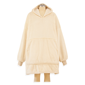 Sudadera con Capucha Unisex para Invierno, Forro de Sherpa Suave, Manta con Capucha, Fábrica de Ropa Personalizada de Camboya - Product Image 1