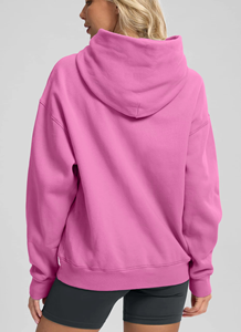 Sudadera con Capucha Informal de Otoño para Mujer, Tejida, Transpirable, con Cremallera, Diseño de Parches y Bolsillo, ODM 2026 - Product Image 5