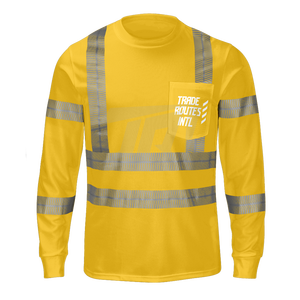 Ensemble de vêtements de travail boutonnés en polyester durable Col rond Ensemble réfléchissant pour la sécurité industrielle Support de logo personnalisé - Product Image 4