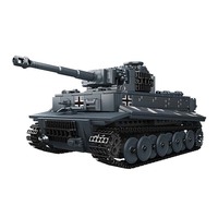 Kalıp kral 20014 eğitici oyuncaklar doğum günü hediyeleri MOC kaplan tankı modeli yapı taşları tuğla