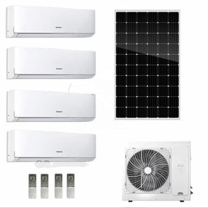 Nuevo Sistema de Aire Acondicionado Solar Multizona de 48000 BTU, Aire Acondicionado Solar Híbrido con Inversor de 3-5 Zonas para Uso Doméstico y Hotelero - Product Image 4