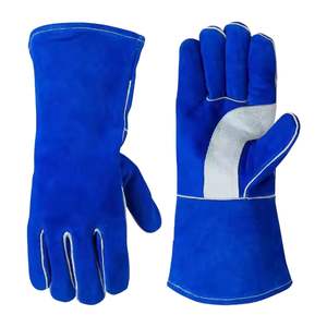 Gants de Soudage en Peau de Vache de 14 "16", Design Personnalisé, Coupe Flexible, Gants de Travail en Cuir Souple, Ignifuge, Plaine, Extérieur, Hiver - Product Image 6