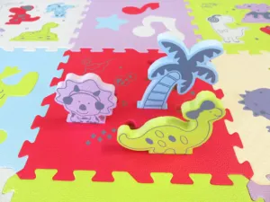 Gran oferta, alfombrilla de juego de espuma EVA con patrón de dinosaurio de 10mm de espesor para niños para el hogar y espacios al aire libre - Product Image 2