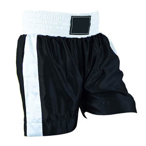 Pantalones cortos de boxeo para hombre de diseño personalizado de calidad superior algodón sublimado con decoración de encaje estilo de entrenamiento de lucha informal - Product Image 1