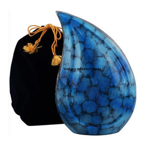 Urnes de crémation de couleur rose en métal aluminium au design attrayant de qualité supérieure pour les cendres humaines Urnes commémoratives au prix de gros - Product Image 5