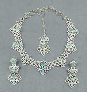 สร้อยคอประดับเพชร CZ อเมริกันทันสมัยทันสมัย214 ak/C-8 - Product Image 3