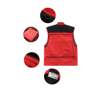Gilet de chasse pour hommes, taille et couleur personnalisées, nouveau design, gilet de chasse de style à la mode - Product Image 4