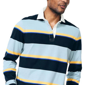 High Quality Men's <b>Long</b> <b>Sleeve</b> <b>Golf</b> for <b>Shirt</b> Custom Logo Solid Pattern Knitted Breathable Adult - Product Image 6