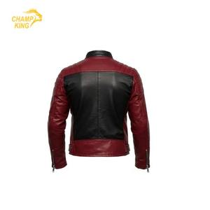 Chaqueta de Cuero para Hombre de Alta Calidad con Cuello Alto y Logotipo Frontal, Impermeable y Ecológica - Product Image 4