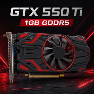 การ์ดจอ <span class=keywords><strong>GTX</strong></span> <span class=keywords><strong>550</strong></span> <span class=keywords><strong>Ti</strong></span> 1GB GDDR5 128Bit พัดลมเดี่ยว PCI Express 2.0 X16 DirectX 11 สำหรับเล่นเกมบนคอมพิวเตอร์ตั้งโต๊ะ - Product Image 1