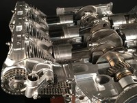 Modelo Mecánico en Movimiento del Motor FlatSix de Porsche, Exhibición Cinética, Decoración de Escritorio para Coleccionistas