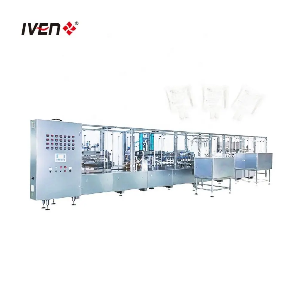 High Drying Efficiency IV Fluid Production Equipment Normal Saline Solution Filling Machine Manufacturing Plant