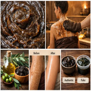 Jabón Negro Marroquí con Aceite de Oliva y Aceite de Argán - Jabón Beldi Exfoliante Natural para una Limpieza Profunda y Cuidado de la Piel de Alta Calidad - Product Image 1