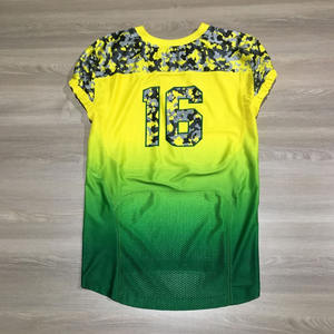 Camiseta de fútbol de fabricantes al por mayor camisetas bordadas de primera calidad camisetas de fútbol americano camiseta de fútbol americano de la mejor calidad - Product Image 2