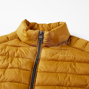 Wholesale Custom Logo Front Stand Collar Polyester <b>Men</b> Puffer <b>Jacket</b> Waterproof Outdoor Use - Product Image 2