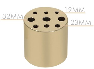 Elegante soporte de incienso de mármol negro con inserto de latón, perfecto para la decoración moderna del hogar y la aromaterapia en cualquier habitación Artesanía - Product Image 3