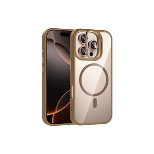 Étui de chargement magnétique premium M-Safe pour iPhone 16 Pro Max, coque en silicone de luxe avec béquille intégrée et protection d'objectif d'appareil photo NXXA - Product Image 2