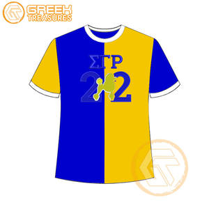 Venta al por mayor Sigma Gamma Rho mujeres camiseta hermandad ropa algodón Jersey alta calidad transpirable camiseta mujeres ropa griega - Product Image 2