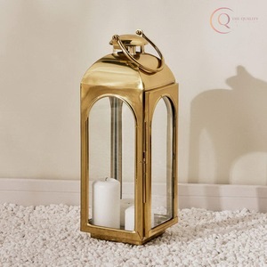 Portavelas Decorativo de Metal de Primera Calidad para Decoración de Mesa de Jardín del Hogar |   Uso en Ramadán, Impermeable, Duradero, Color Personalizable - Product Image 1