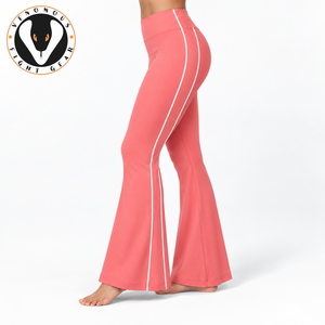 Legging à pattes d'éléphant, très respirant, offre une liberté de mouvement, matière douce, construction confortable, pour le yoga, l'entraînement et le quotidien - Product Image 5