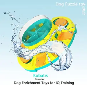Умные игрушки для домашних животных iq, пластиковый дозатор еды для собак, Интерактивная медленная кормушка, игрушки-головоломки для собак