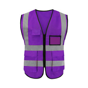 Gilet de sécurité réversible personnalisé haute visibilité pour hommes vêtements industriels de construction réfléchissants de bonne qualité pour les vêtements d'extérieur - Product Image 3