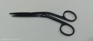 Knowles กรรไกรผ้าพันแผลอเนกประสงค์กรรไกร5.5 "ไทเทเนียมสีดำมุม EMT เครื่องมือผ่าตัดทางการแพทย์ - Product Image 3