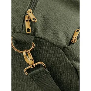 Custom Vintage <b>Canvas</b> Barrel <b>Bag</b> Promotional <b>Drawstring</b> Sportpacks for Merchandising - Product Image 6