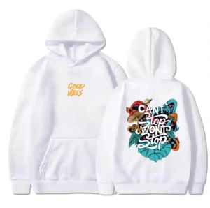 Sweat à capuche brodé et surdimensionné super doux pour hommes, 100% coton, à la mode, pour hommes, femmes et couples - Product Image 1