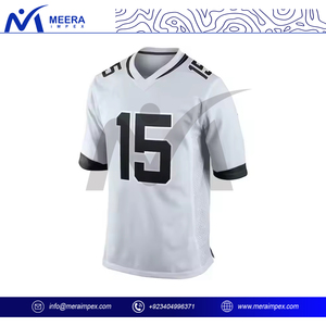 Camiseta de fútbol americano de alta calidad 2025 para hombre, camiseta de fútbol de manga corta con estampado sublimado de malla de poliéster 100% - Product Image 3