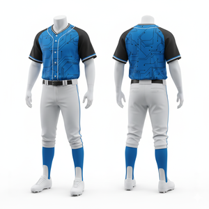 Tenue d'équipe de baseball 2026 en polyester sublimé à séchage rapide avec nom et numéro personnalisés – Grande Vente - Product Image 5